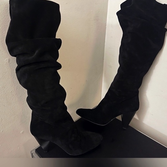 Vintage International concepts slouchy boots suede boots fall party winter - Picture 2 of 15